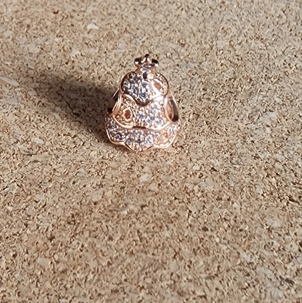 Rose-gold Twinkling Christmas Tree Charm